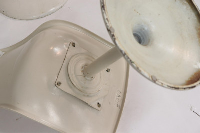 Eero Saarinen Style White Lacquer Table &amp; 4 Chairs