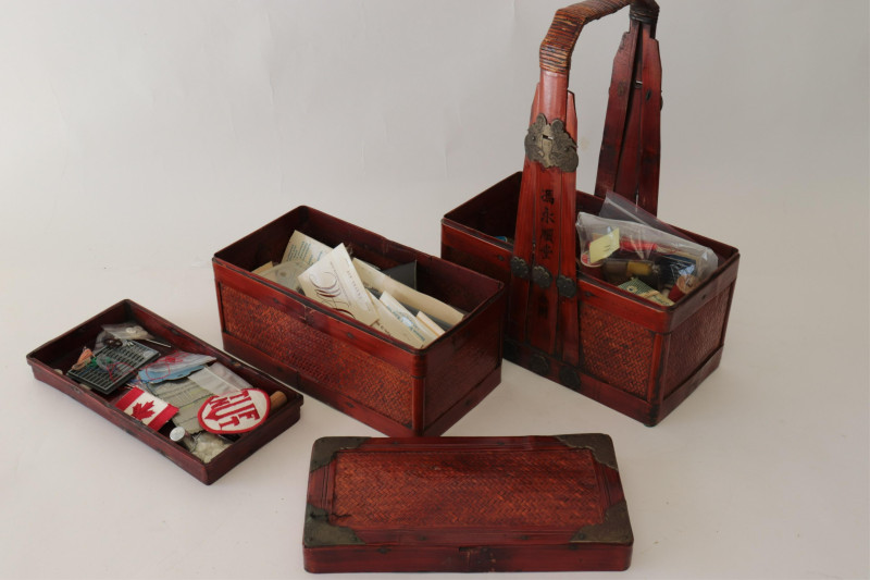 4 Asian Boxes and Baskets