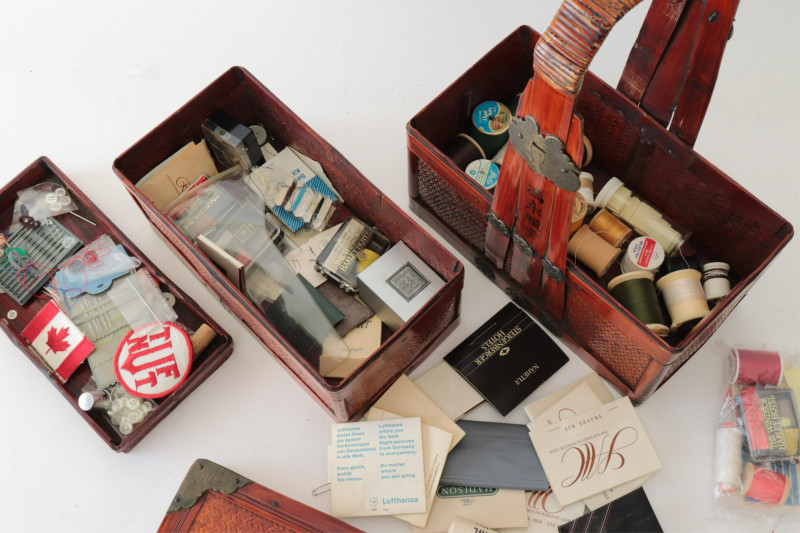 4 Asian Boxes and Baskets