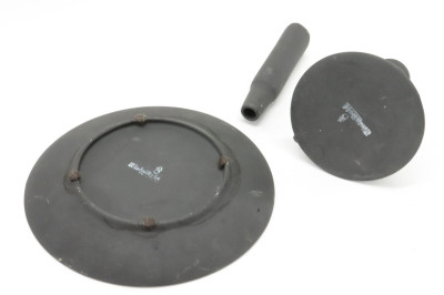 12 Matte Black &amp; Glossy Porcelain Items