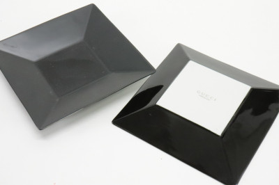 12 Matte Black &amp; Glossy Porcelain Items