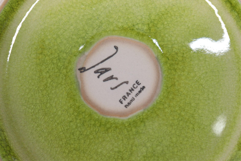 Group of Colorful Pottery Plates &amp; Bowls