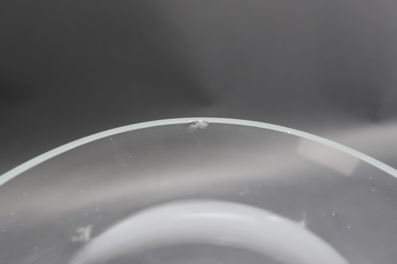 Pair Carlo Moretti Cylindrical Glass Lamps