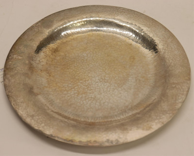 Sterling Silver Hand Hammered Tray &amp; Vase
