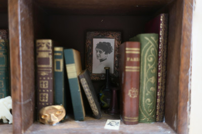 Ettore Sobrero Miniature Library within Book