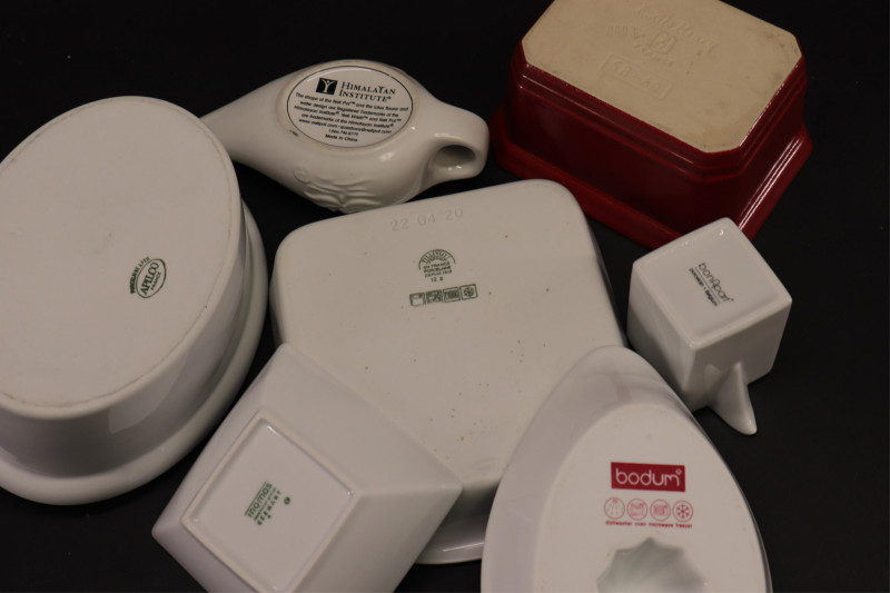 Large Lot White Ceramic Kitchen/Cookware