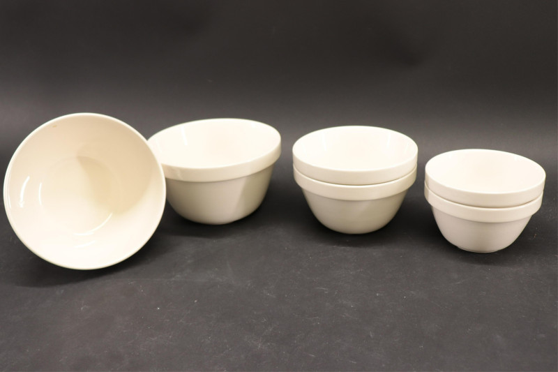 Large Lot White Ceramic Kitchen/Cookware