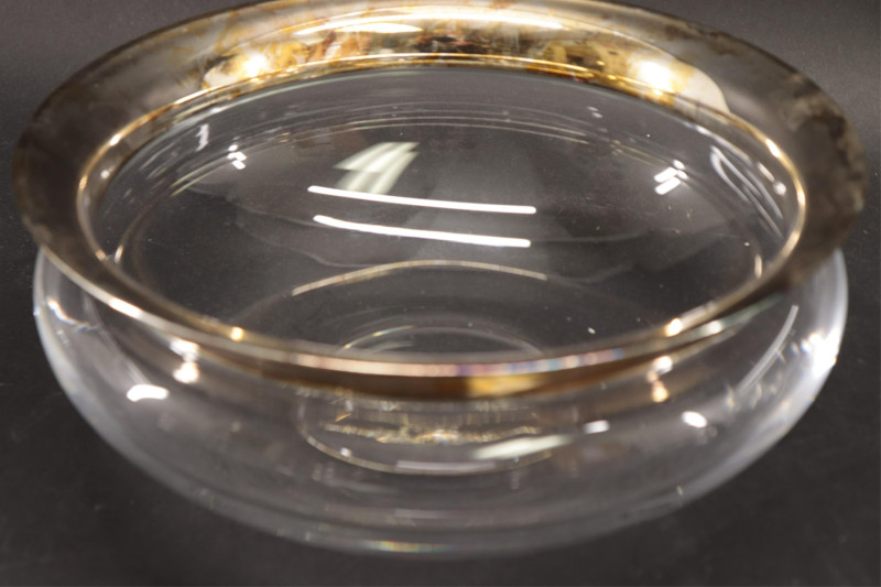 5 Glass &amp; Silverplate Bowls/Trays