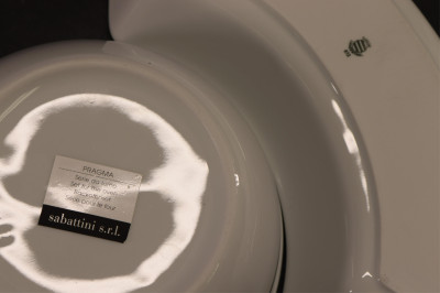 Large Group White Ceramic Serving Items