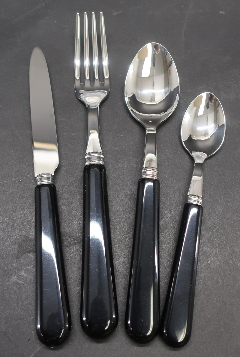 Large Lot Sabre Flatware Service