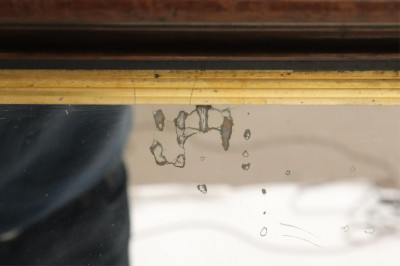 Pair Victorian Parcel-Gilt Walnut Hall Mirrors