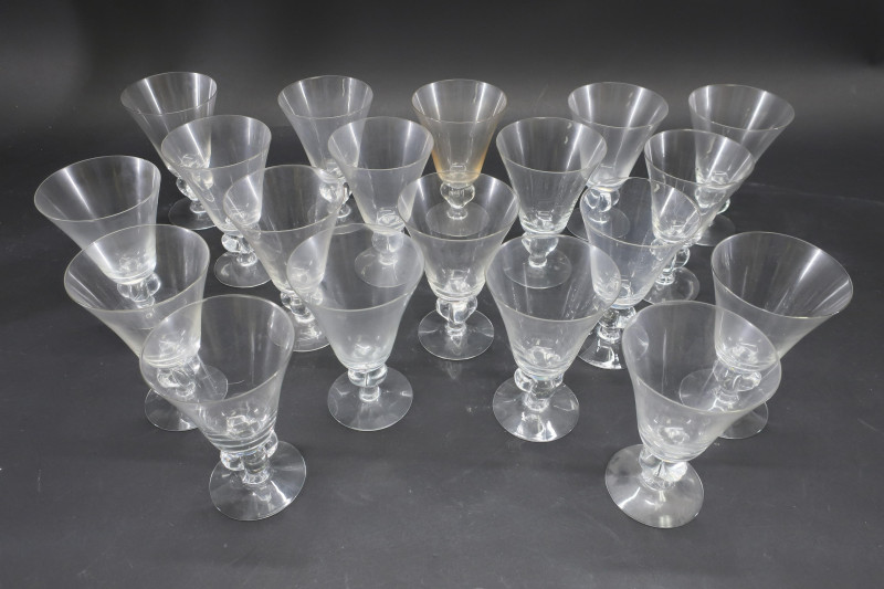 Group of Victorian Crystal Stemware