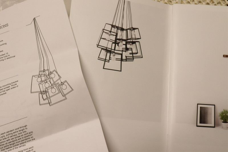 Facoli &amp; Mcallister 5-Piece Cluster Chandelier