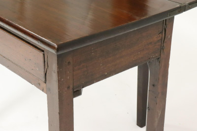 George III Mahogany Glass Table, Late 18th C.