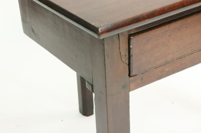 George III Mahogany Glass Table, Late 18th C.