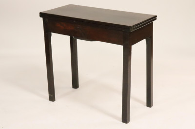 George III Mahogany Glass Table, Late 18th C.