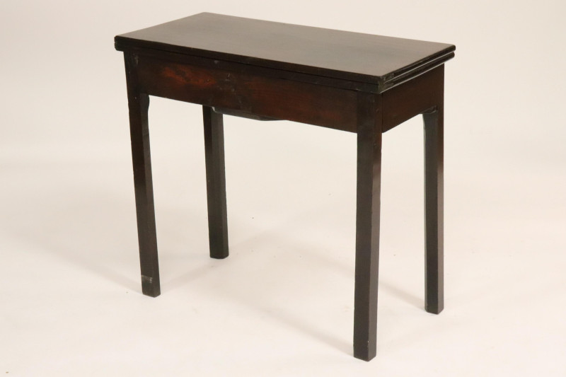 George III Mahogany Glass Table, Late 18th C.