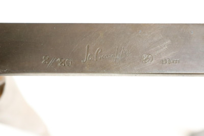 Contemporary Bronze Console with Masks