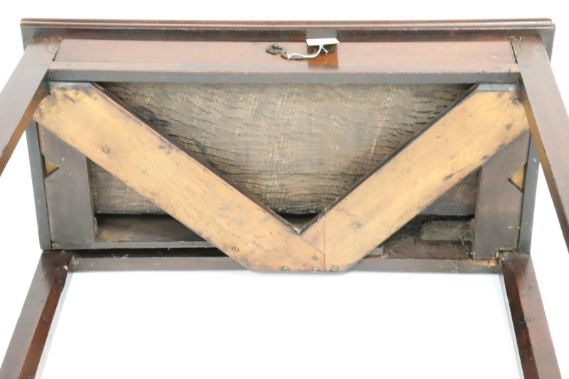 George III Mahogany Glass Table, Late 18th C.