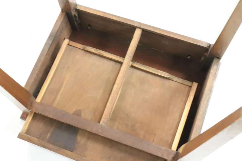 Late Federal Style Stained Cherry Side Table