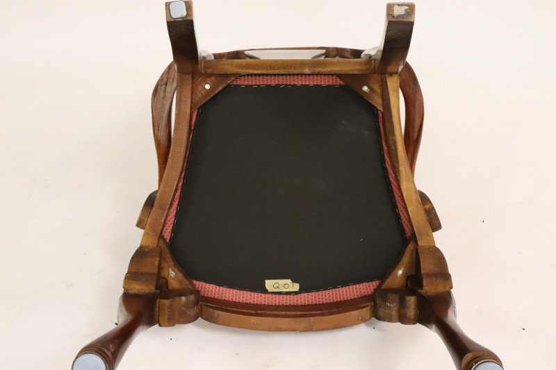 8 Queen Anne Style Mahogany Dining Chairs