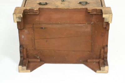 George II Inlaid Walnut Bachelor's Chest, 18th C.