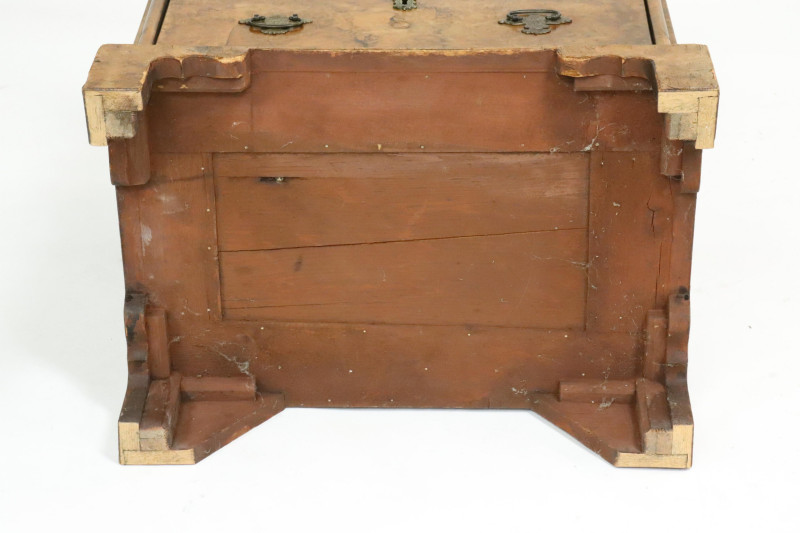 George II Inlaid Walnut Bachelor's Chest, 18th C.