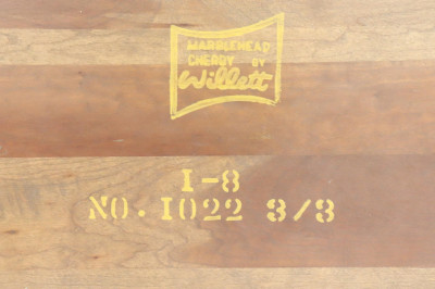 Pr Late Federal Style Turned Cherry Beds by Willet