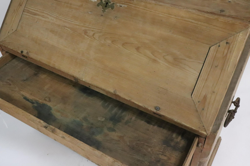 Continental Neo-Classic Pine Bureau, 18th C.