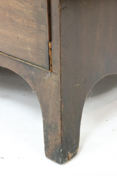 George III Slant Front Bureau Bookcase, L 18th C.