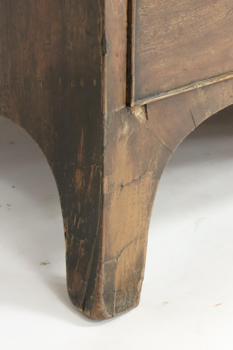 George III Slant Front Bureau Bookcase, L 18th C.