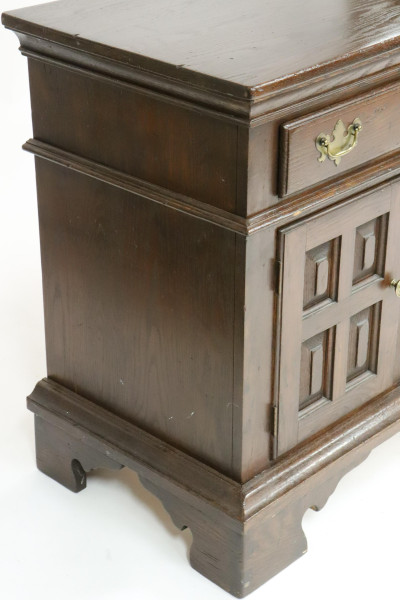 Jacobean Style Oak Server by Cushmen Colonial