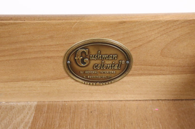 Jacobean Style Oak Server by Cushmen Colonial