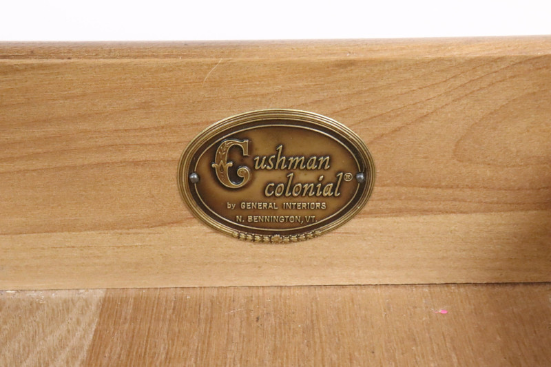 Jacobean Style Oak Server by Cushmen Colonial