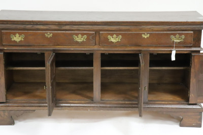 Jacobean Style Oak Server by Cushmen Colonial