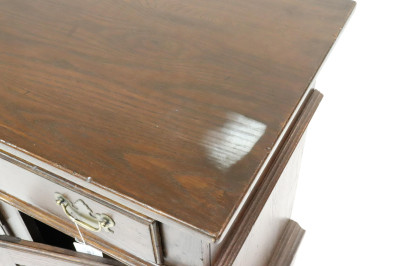 Jacobean Style Oak Server by Cushmen Colonial