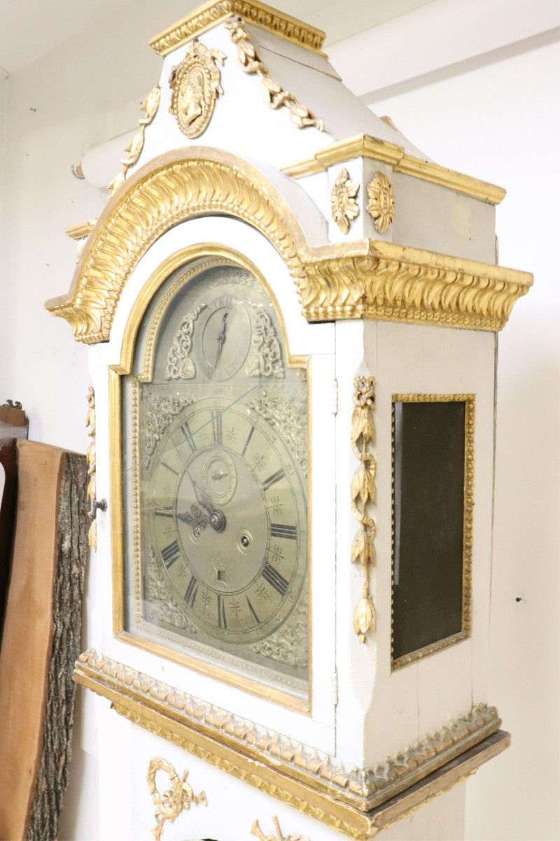 Continental Tall Case Clock, 18th C., Nat Seddon