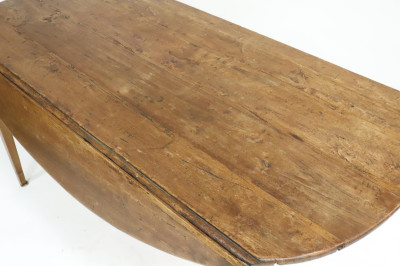 French Provincial Beechwood Dropleaf Dining Table