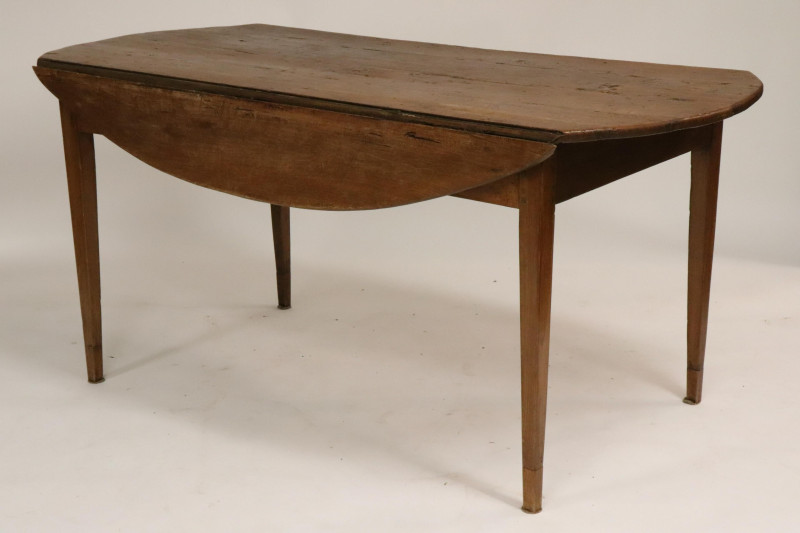 French Provincial Beechwood Dropleaf Dining Table