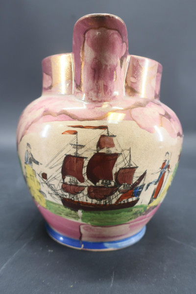 3 Sunderland Lusterware Pitchers