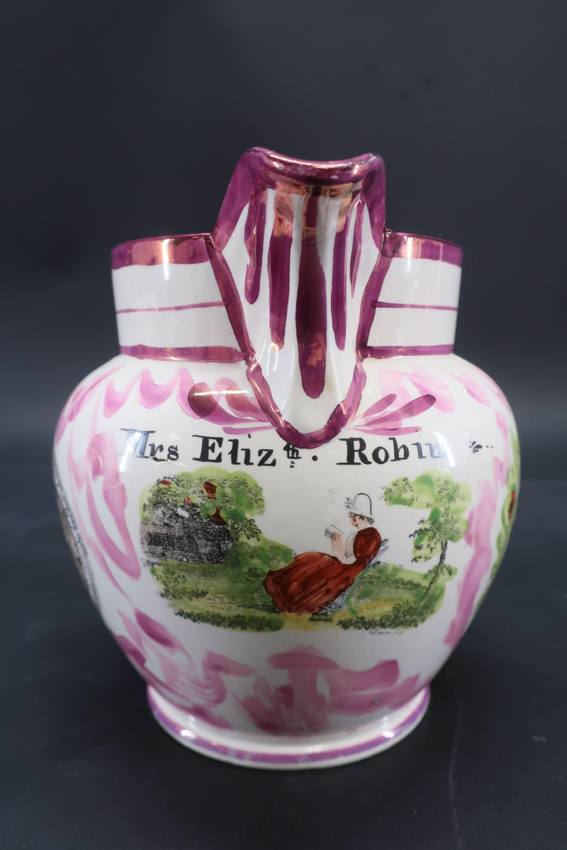 3 Sunderland Lusterware Pitchers