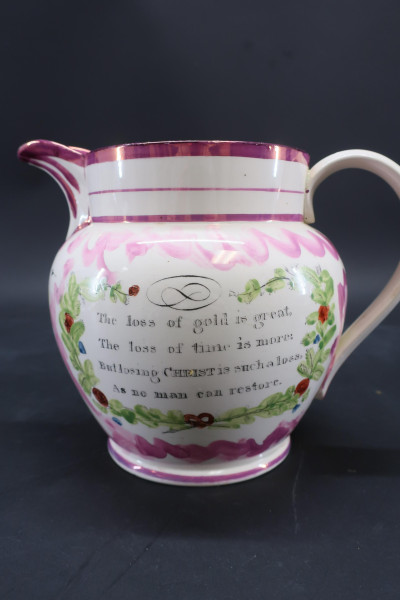 3 Sunderland Lusterware Pitchers