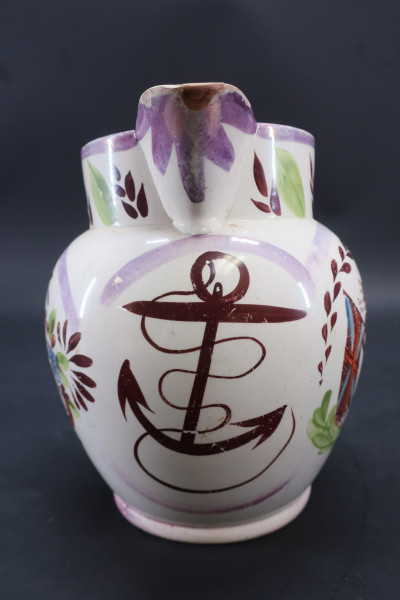 3 Sunderland Lusterware Pitchers