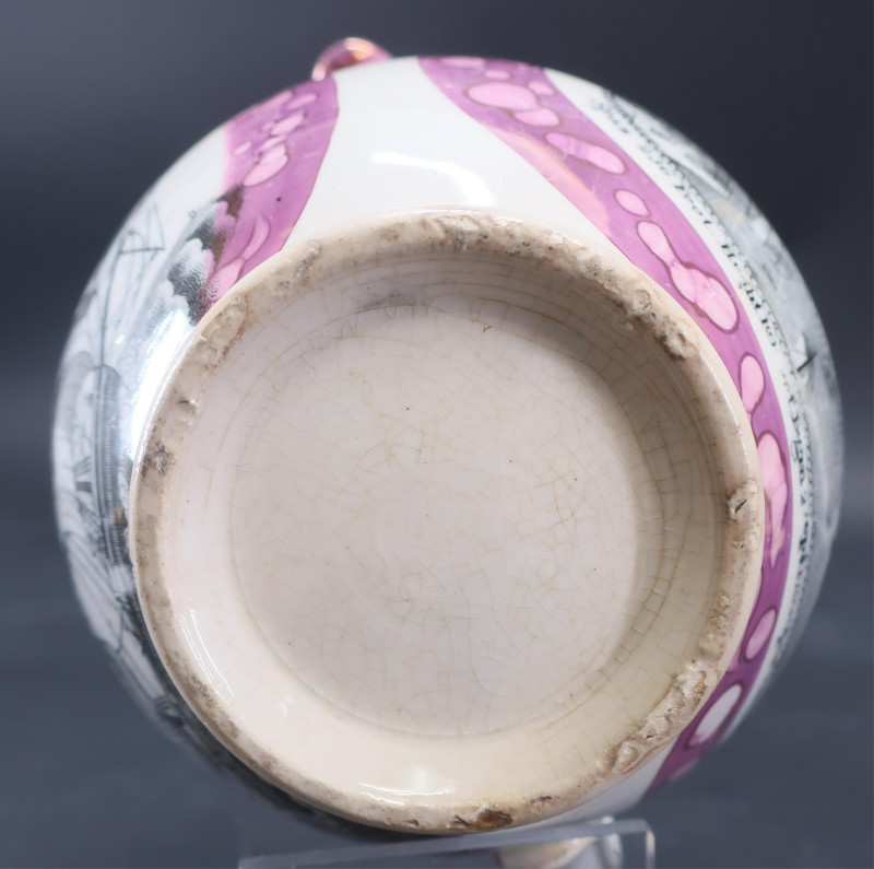 3 Small Sunderland Lusterware Pitchers