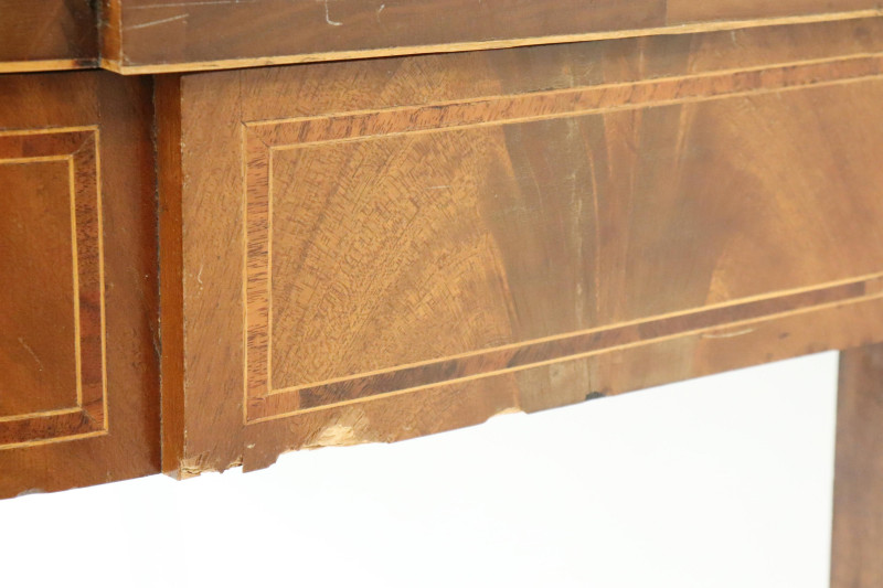 George III Style Inlaid Mahogany Games Table