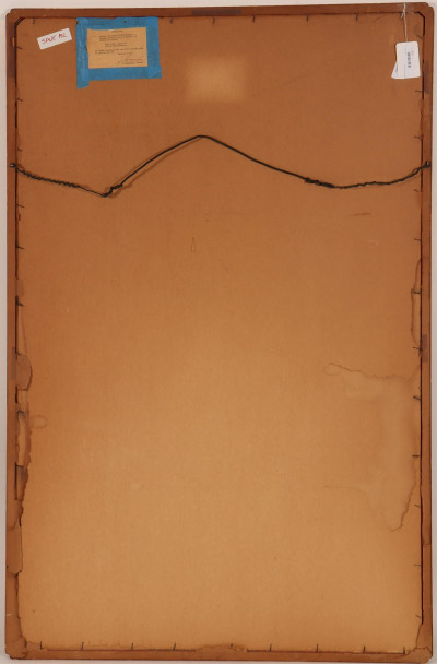 Kano Tanshin Morimosa, Bamboo w/ Figure, ink /silk