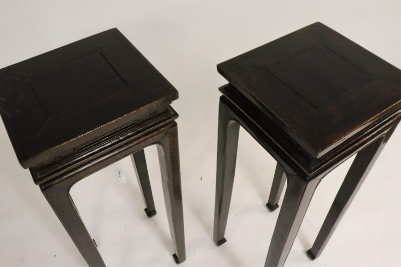 Pair of Tall Chinese Stands