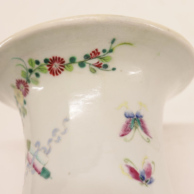 Famille Verte Rouleau Vase