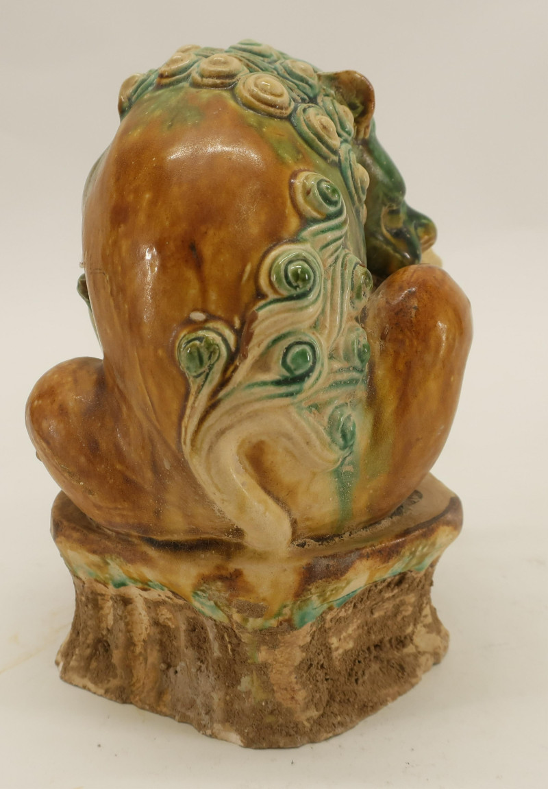 Sancai Glazed Pottery Figure of a Lion
