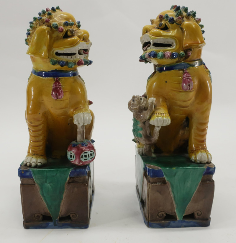 Pair of Guardian Foo Lions